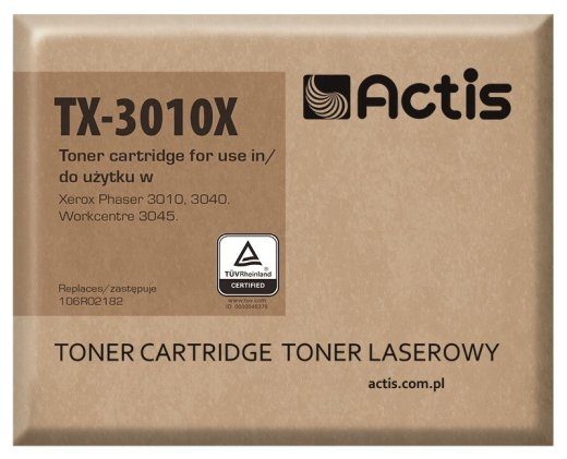 Actis TX-3010X Toner (asendus Xerox 106R02182-le; Standard; 2300 lehekülge; must)