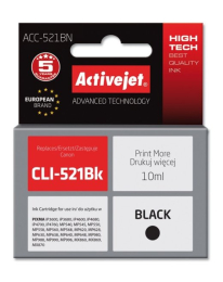 Activejet ACC-521BN Ink cartridge (replacement for Canon CLI-521Bk; Supreme; 10 ml; black)