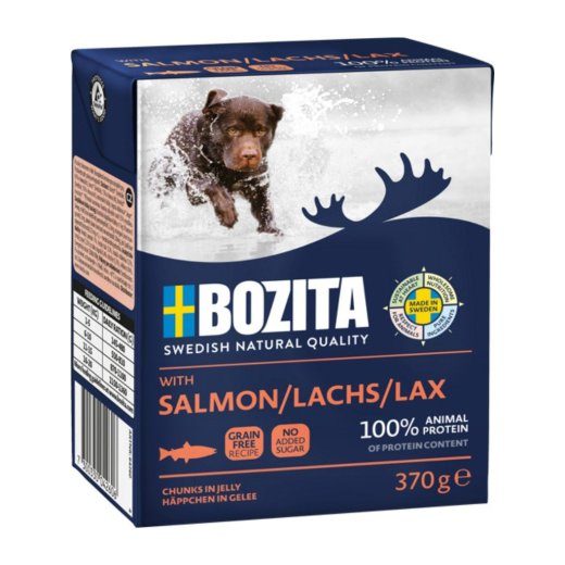 BOZITA Või sibul tükkid sibulaga - märjakas koeratoit - 370g