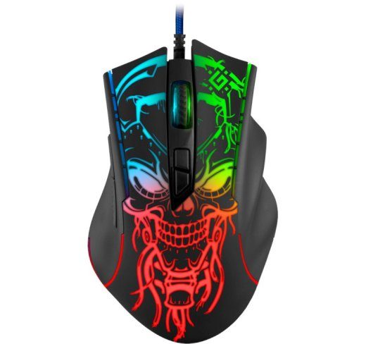 DEFENDER GM-928 BULLETSTORM 7200dpi 7P Valgustatud juhtmega mängumouse