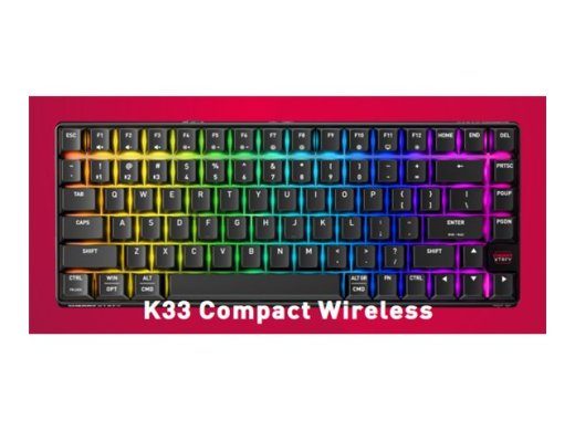 CHERRY XTRFY K33 Compact Wireless Keyboard Mechanical Key Switch RGB Nordic Nordic