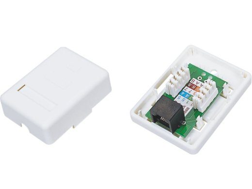 Alantec GN001 RJ45 juhtme liitin, valge
