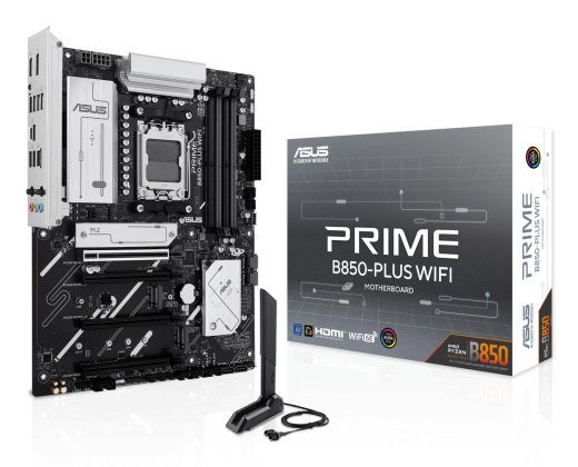Emaplaat ASUS AMD B850 SAM5 ATX Mälu DDR5 Mälupesi 4 2xPCI-Express 3.0 16x 1xPCI-Express 4.0 16x 1xPCI-Express 5.0 16x 3xM.2 1xHDMI 1xDispla