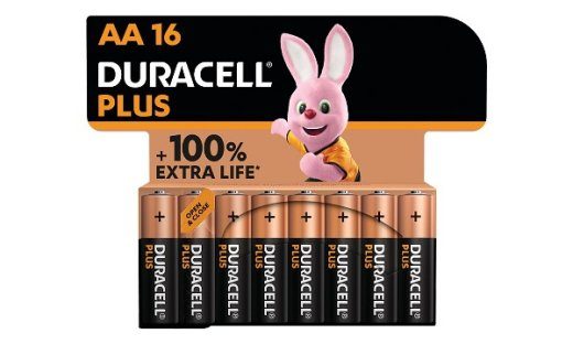 Duracell Plus 16 Vnt.