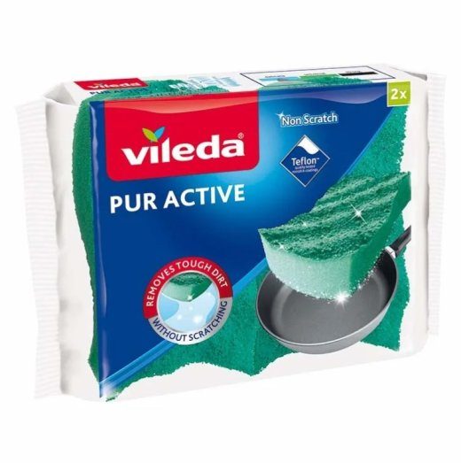 Vileda Pur Active käsn-hõõrdeset (2 tk)