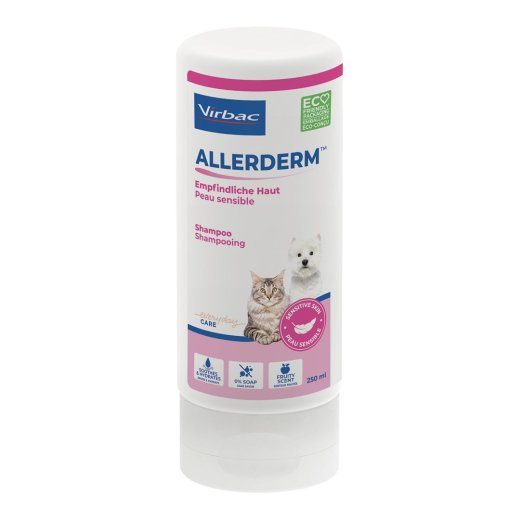 VIRBAC Allerderm sensitiivse nahast - šampoon koertele ja kastele - 250 ml