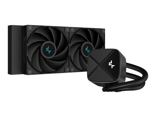 Deepcool Digitaalne vedeliku CPU külmik LS520S ZERO DARK Intel, AMD
