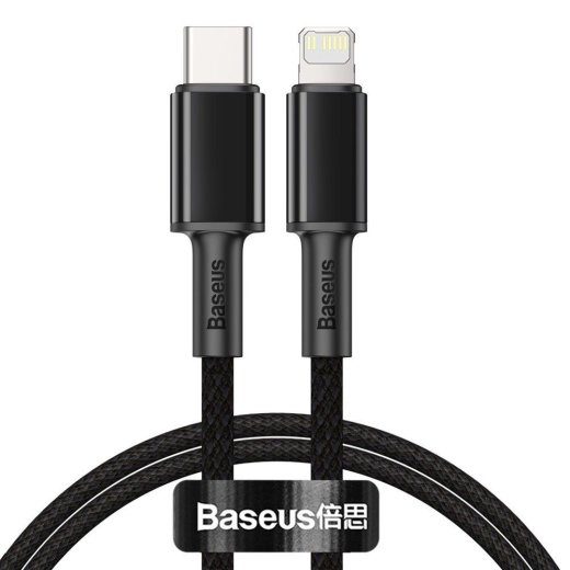 Baseus kõrge tihedusega USB-C Lightning kaabel 20W 1m must
