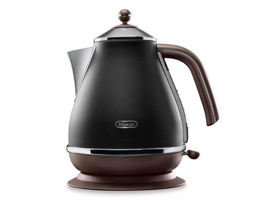 Delonghi Icona Vintage KBOV2001BK Standartinis virdulys 2000 W 1,7 L Nerūdijantis plienas 360° sukamasis pagrindas Juodas