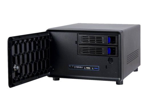 Inter-Tech SC-2100 Mini ITX tornikorpus, must