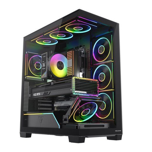 Modecom Volcano Stellar Plus ARGB Midi 8 Fan Black