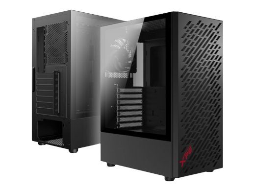 XPG VALOR AIR torn ATX ilma toiteallikata Must