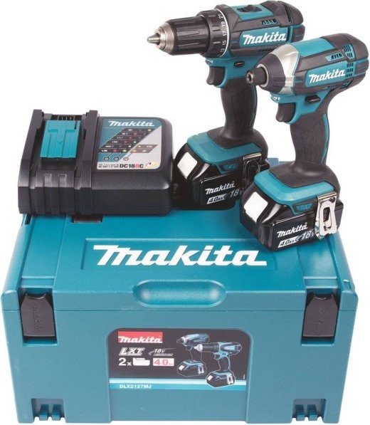 Makita Combokit 18V 2X4,0Ah Li-Ion
