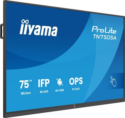75" IFP OS-Free, UHD IPS panel