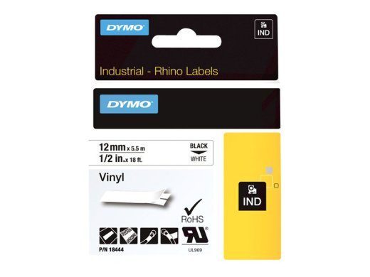 DYMO IND All-Purpose Label Tape (1,2 cm x 5 m) 1 Cartridge 18444