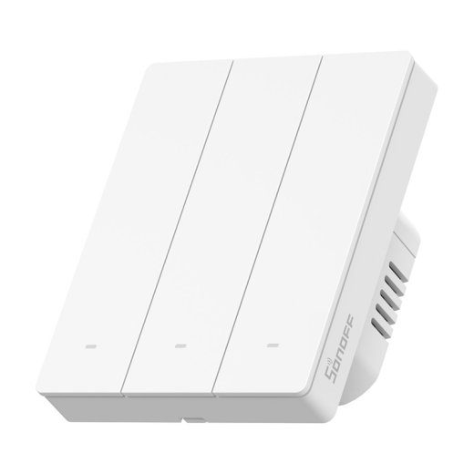 Sonoff ZBM5-3C-80W (3-kanaliline) Zigbee nutikas puute seinlüliti