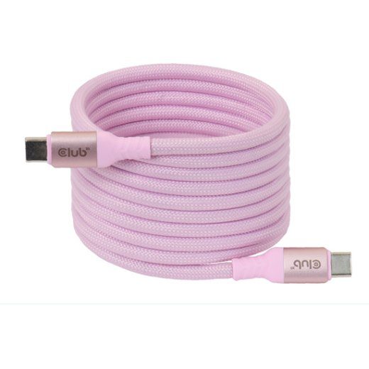 Club 3D USB Type-C kaabel 2m roosa