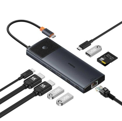Baseus B00061800123-01 USB-C dokijaam 10in1