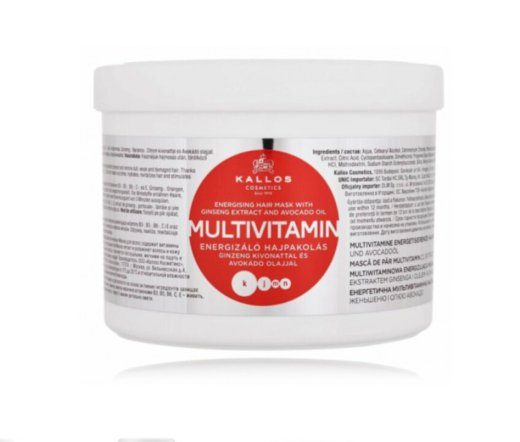 Kallos Multivitamiin Ergutav Juuksemask 1000 ml