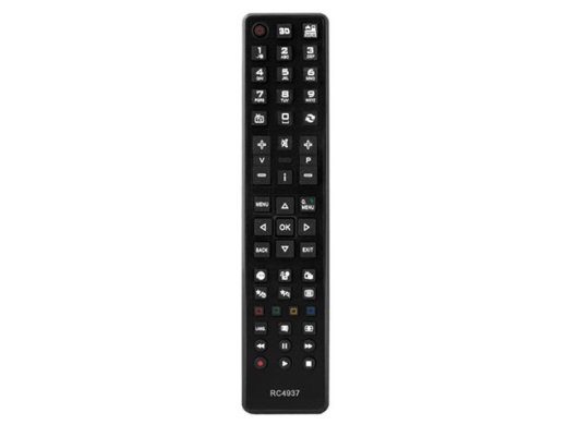 HQ LXP4937 TV kaugjuhtimispult Vestel / Sharp / JVC / AKAI / TELEFUNKEN / LCD / RC4937 3D / Must
