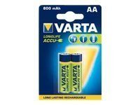 Varta Power Laetav AA Patarei Komplekt Üldisteks Otstarbeks 800mAh 2 Tük