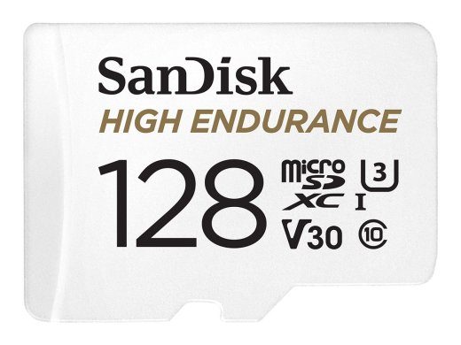 SanDisk 128GB 100MB/s kõrge vastupidavusega microSDXC