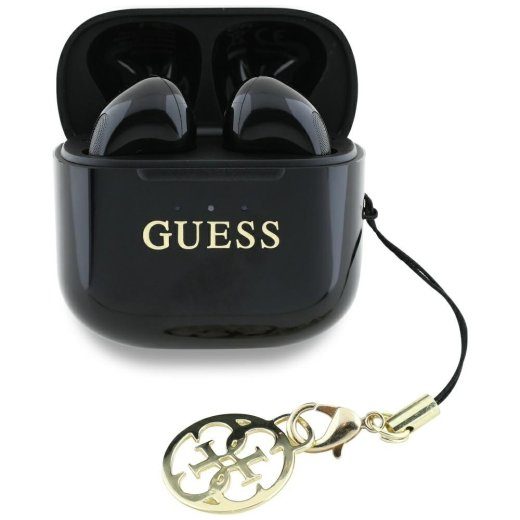 Guess TWS Glossy Effect Printed Classic Logo & Charm kõrvaklapid