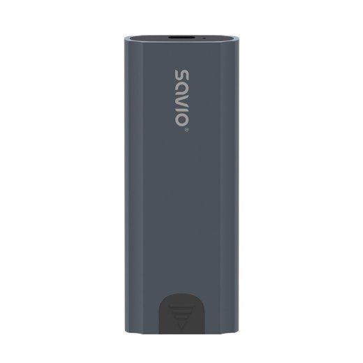 Savio M.2 NVMe SSD väliskomplekt USB-C 3.1, AK-67, hall