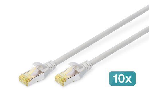 Digitus CAT 6A S/FTP ühenduskabel, 10 tükki DK-1644-A-010-10 S/FTP Hall