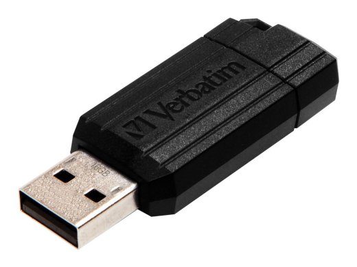 Verbatim PinStripe USB-mälupulk 8GB USB 2.0 mäluuss must
