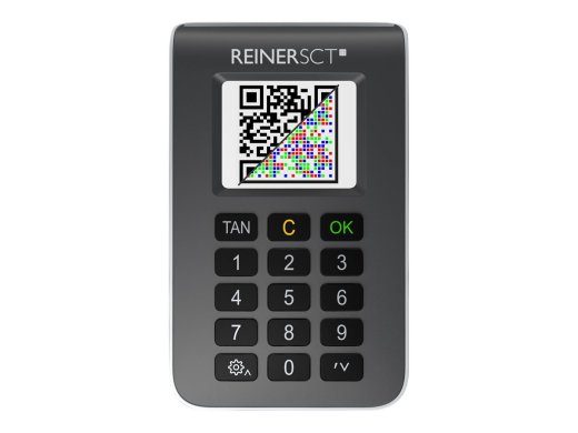 ReinerSCT tanJack foto QR TAN generaator