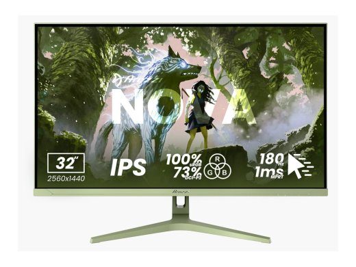 Arozzi Nova 49 " VA 32:9 165 Hz 4 ms 5120 x 1440 pixels 350 cd/m² HDMI ports quantity 2 Forest Green