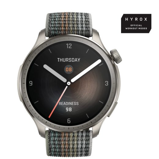 Amazfit Balance viedpulkstenis 1,5 collu AMOLED 46 mm pelēks GPS