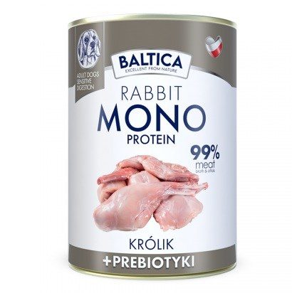 BALTICA Nutraceutic Monoprotein Küülik prebiootikumidega - märg koeratoit - 400g