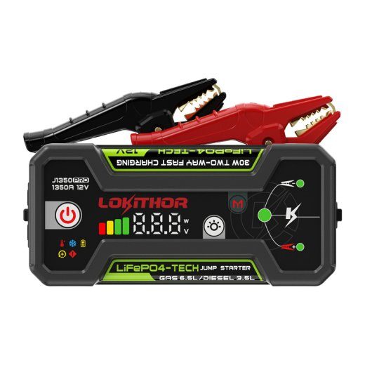 LOKITHOR J1350 Pro 25.6Wh Hüpikstarter