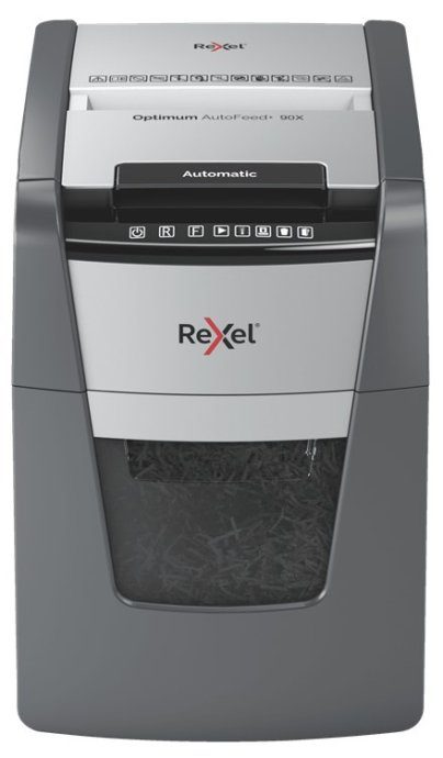 Rexel AutoFeed+ 90X ristpaberipurusti - 55 dB, must, hall