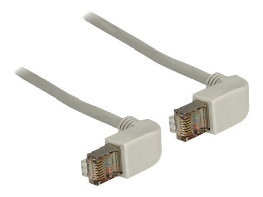 DeLOCK CAT 5e varjestatud kaabel fooliumi ja vasepunasega (SFTP) 50cm paigalduskaabel hall