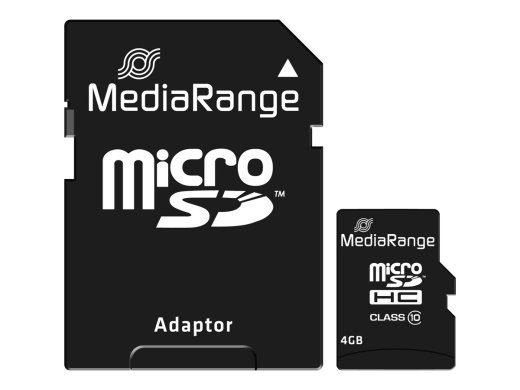 MediaRange 4GB microSDHC 15MB/s
