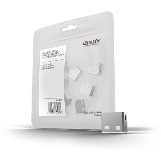 USB porti blokker White 10 tk võtmeta