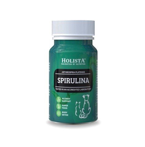 HOLISTA Spirulina - koiralihapliiatsid koertele ja kastele - 90 tabletti