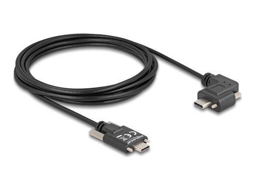 DeLOCK USB 2.0 USB Type-C Kaabel 3m Must
