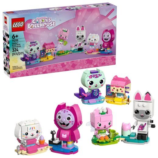 LEGO GABBY'S DOLLHOUSE 11215 Gabby telliskivist kassisõbrad