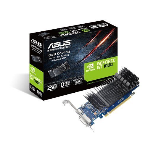 Asus GT1030-SL-2G-BRK NVIDIA 2 GeForce GT 1030 GDDR5 DVI-D ports kogus 1 HDMI ports kogus 1 PCI Express 3.0 Memori kellasagedus 6008 MHz Proce