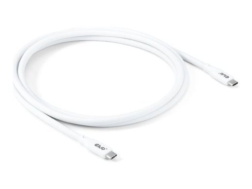 Club 3D USB4 USB Type-C kaabel 2m valge