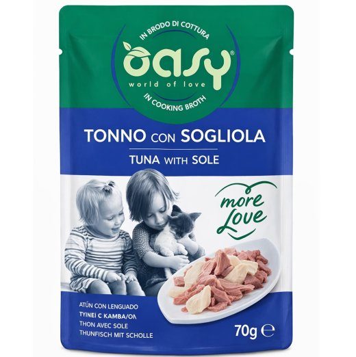 OASY More Love Tuunikala koos ahvenaga - märgkassitoit - 70g