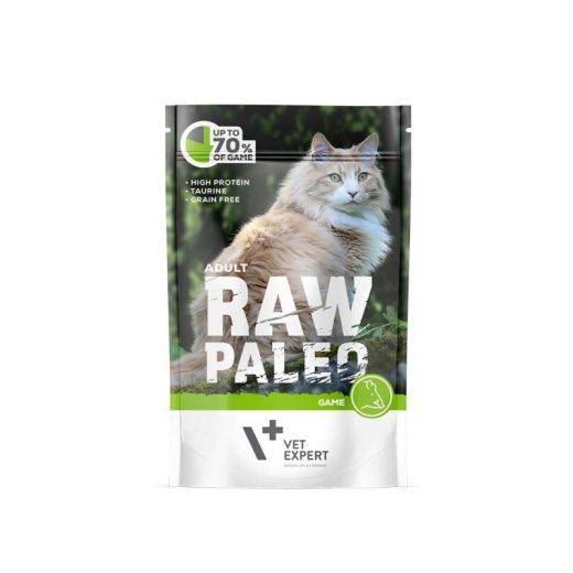 VETEXPERT Raw Paleo Adult Cat Venison - märgkassitoit - 100 g
