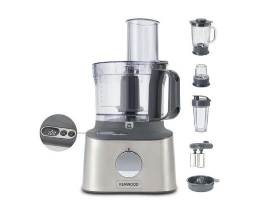 Kenwood MultiPro Compact+ FDM316SS Toidutöötlusmasin 2l 800W Hall