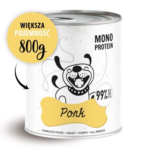PAKA ZWIERZAKA Pepe Pork - märg koeratoit - 800g