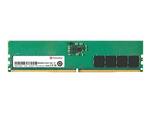 Transcend JetRAM DDR5 SDRAM 16GB 4800MHz CL40 On-die ECC DIMM 288-PIN
