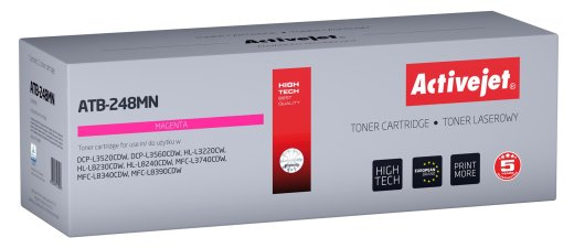 Activejet ATB-248MN Toner for Brother printers; Replacement Brother TN248M; Supreme; 1000 pages; purple)